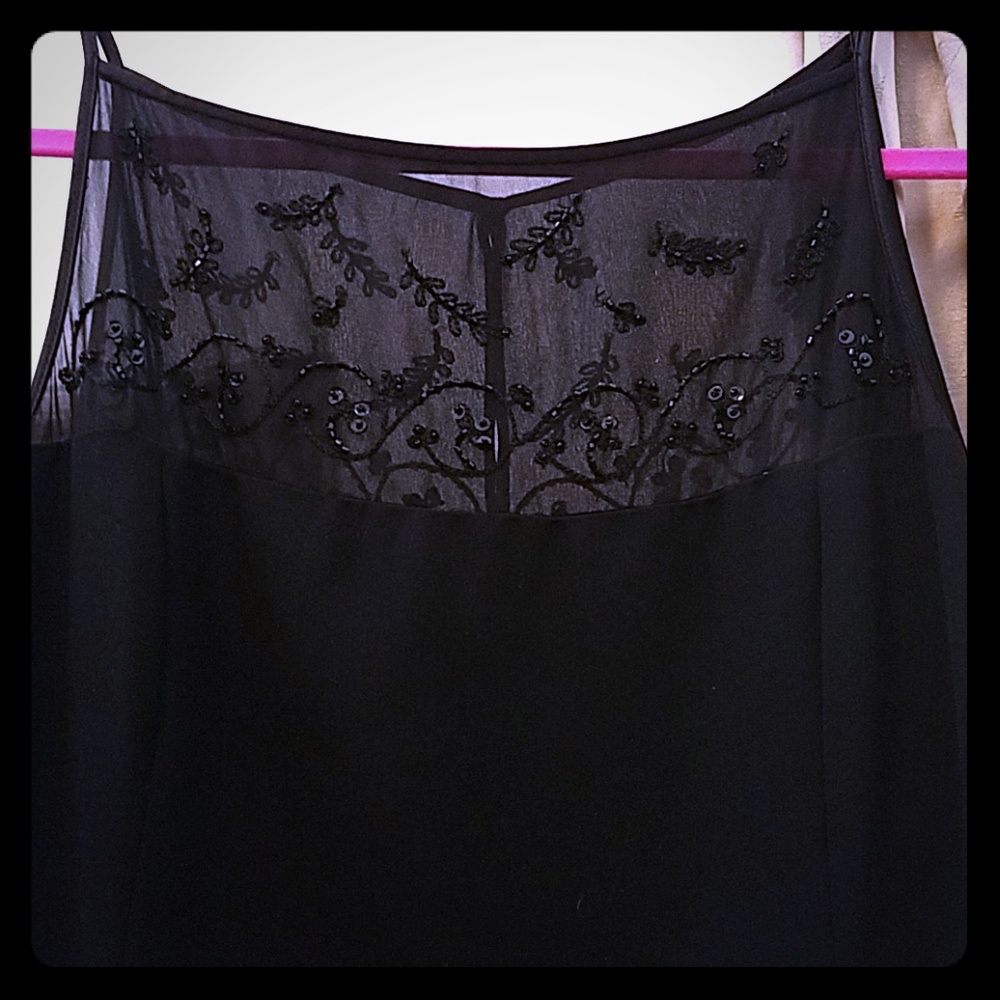 Black sheath formal dress